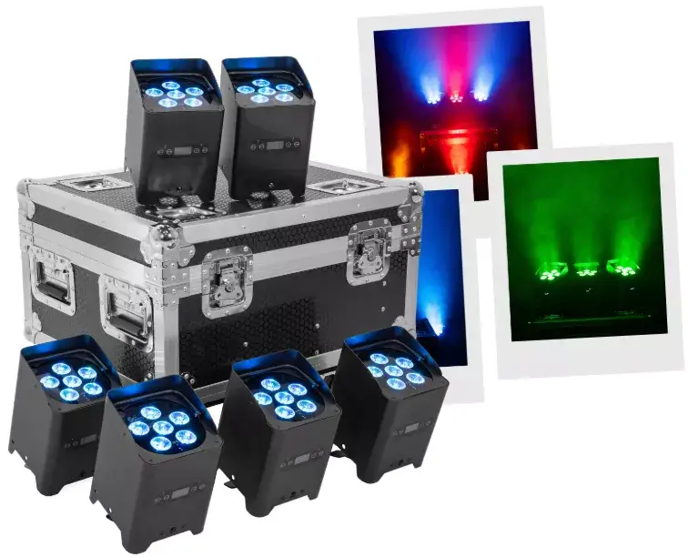 Par Led sur batterie